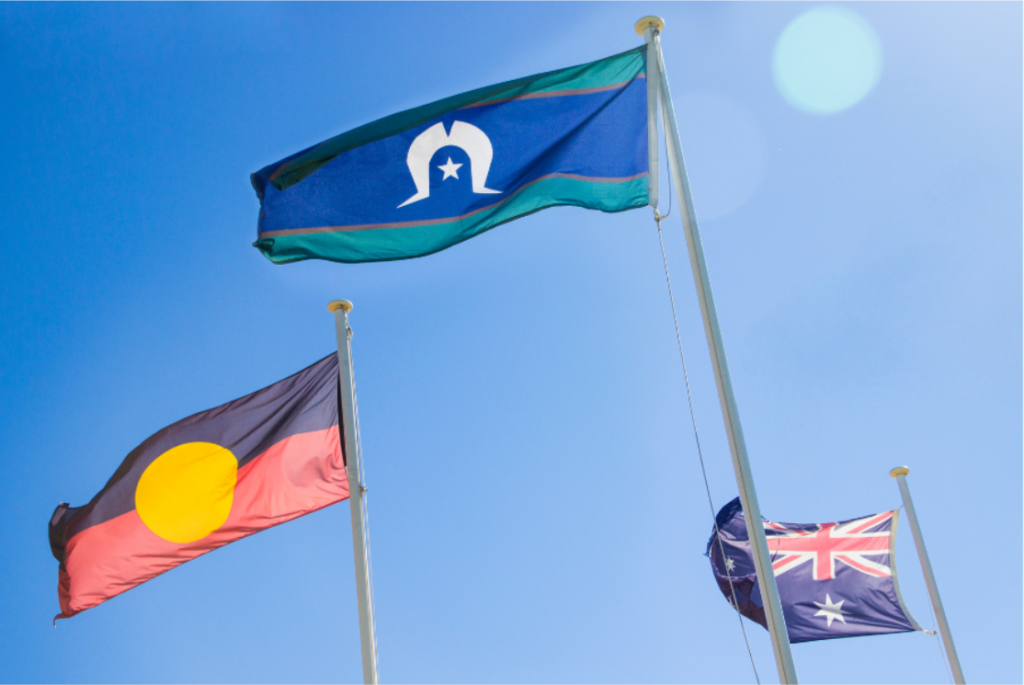 アボリジナル旗　トレス海峡諸島民の旗　オーストラリアの